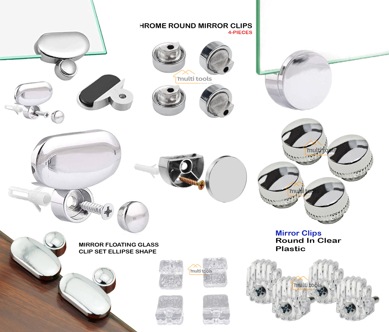 Mirror Clips & Accessories