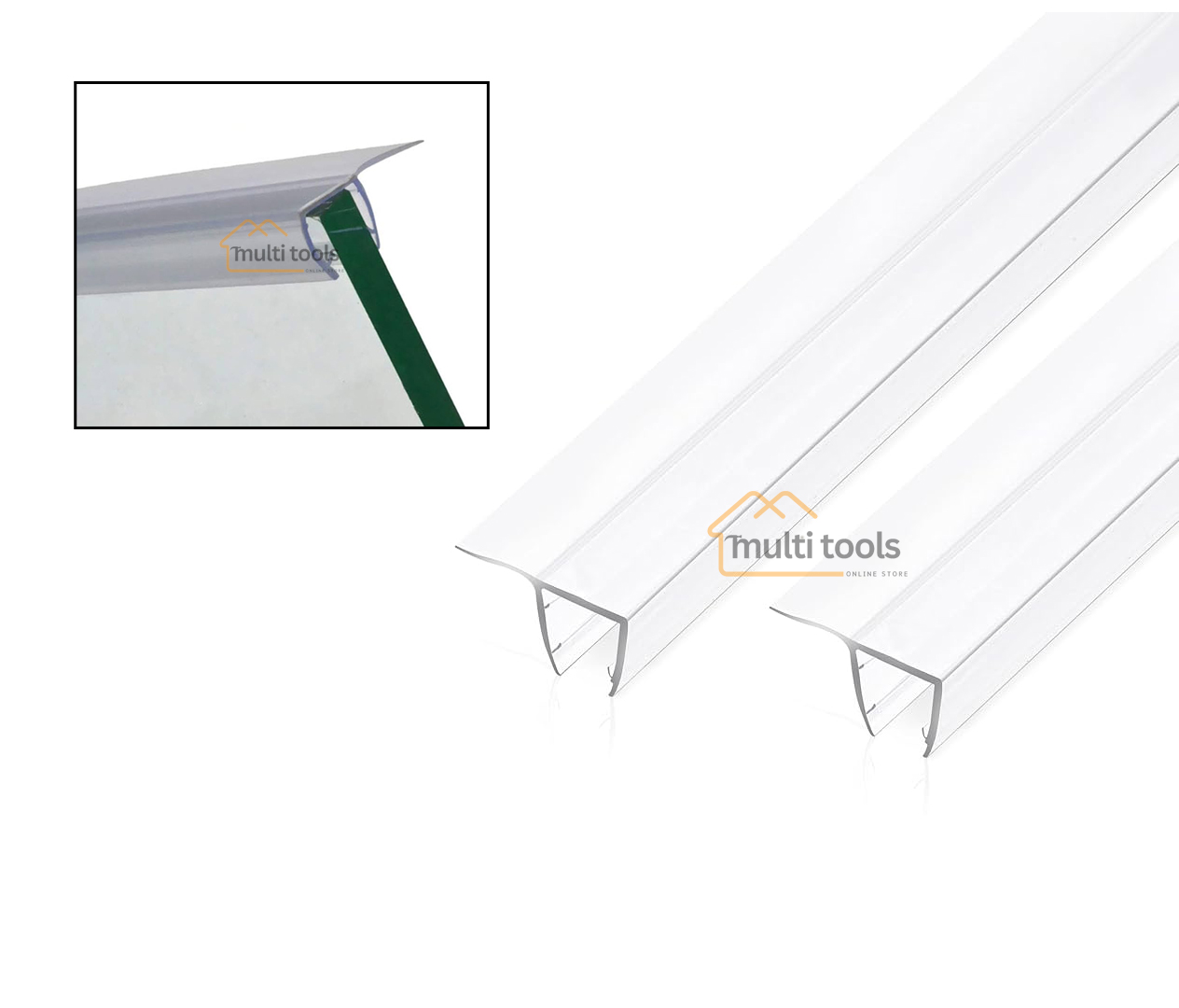 12Mm X 7Feet Shower Door Seal Strip F Type