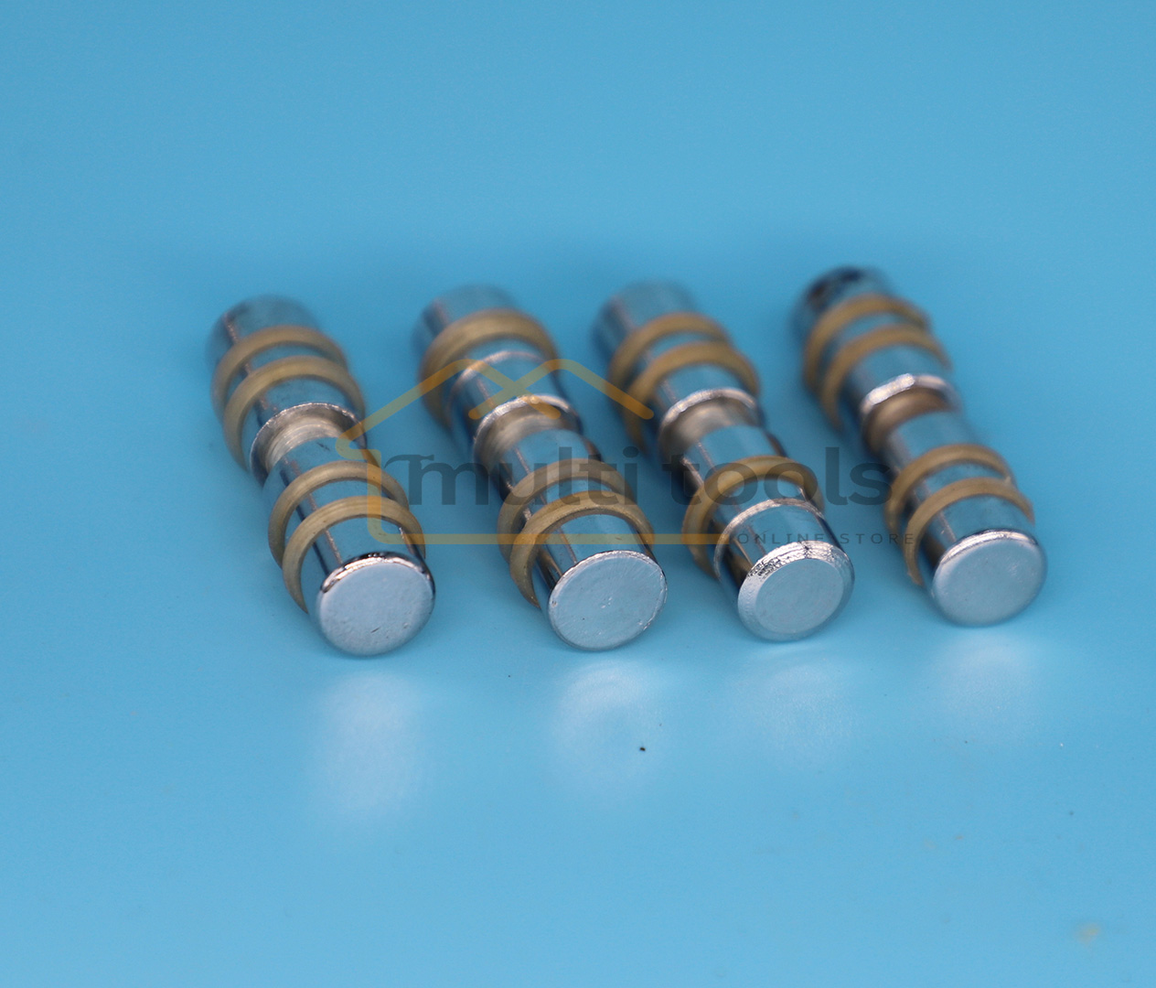 4 Pecs Glass Cabinet Double Ends Plastic Washer Support