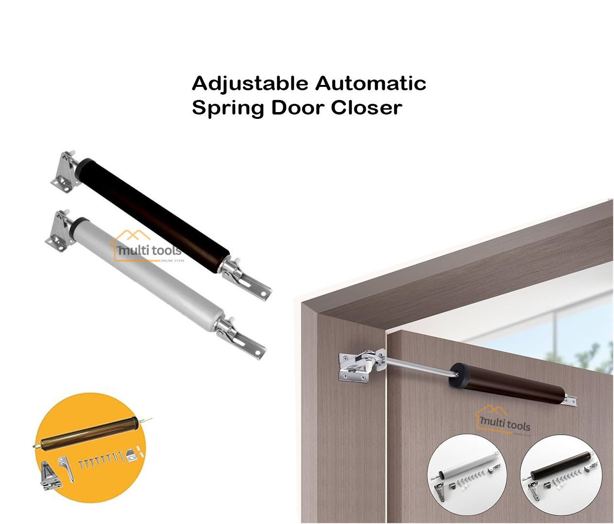 Adjustable Automatic Spring Door Closer