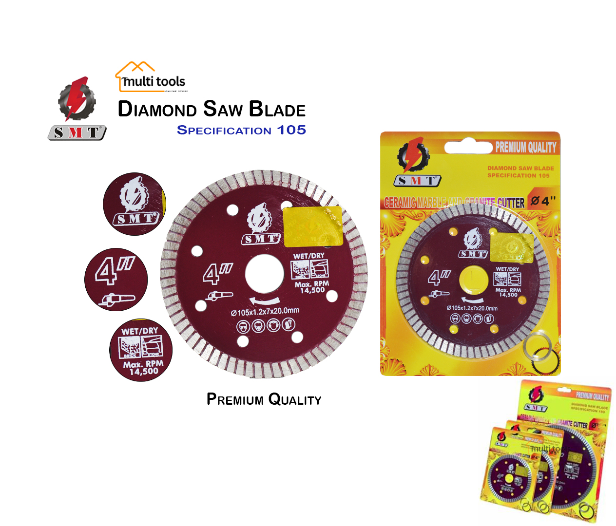 Diamond Saw Blade 4 Inch