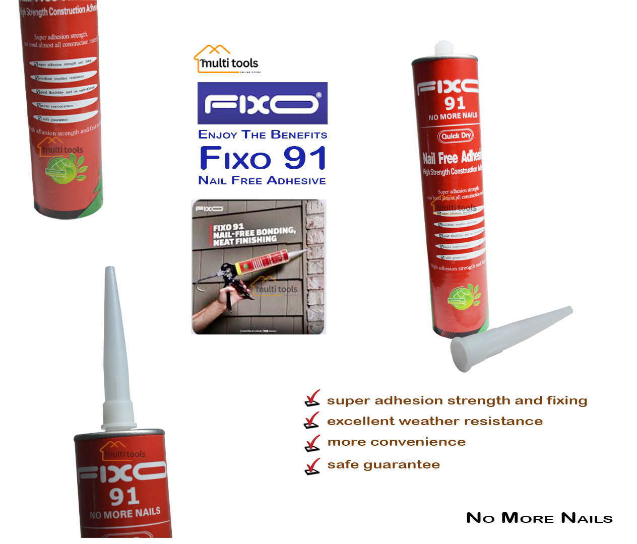 Fixo 91  Nail Free Adhesive