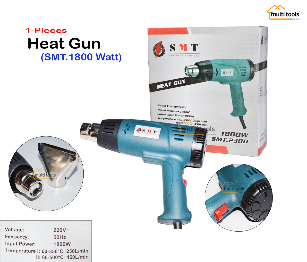 Heat Gun 1800 Watt