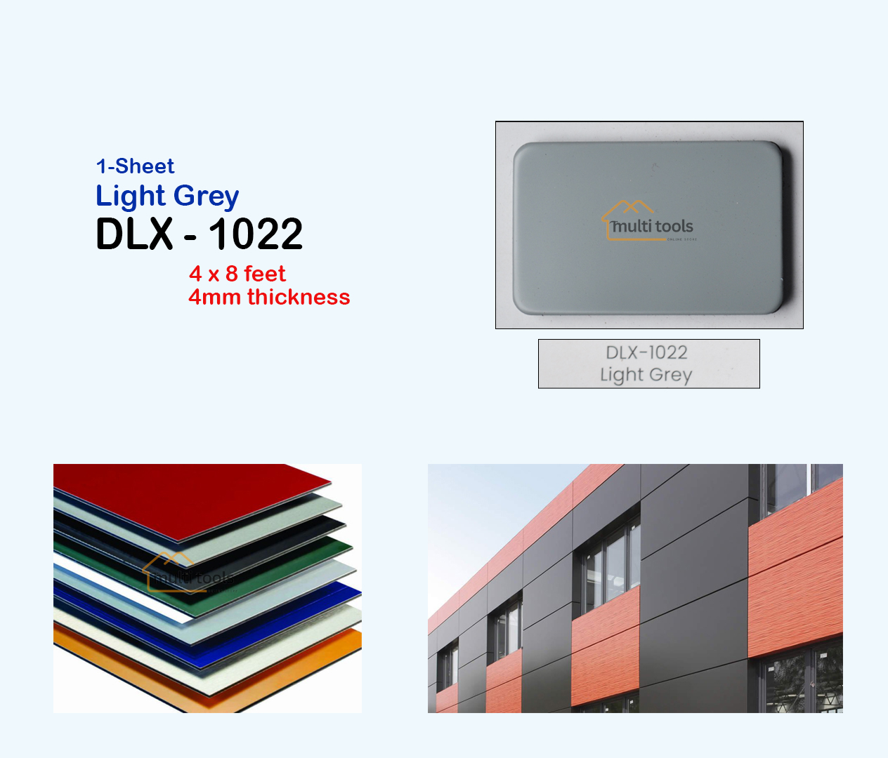 Light Grey #1022 (4Mm) 