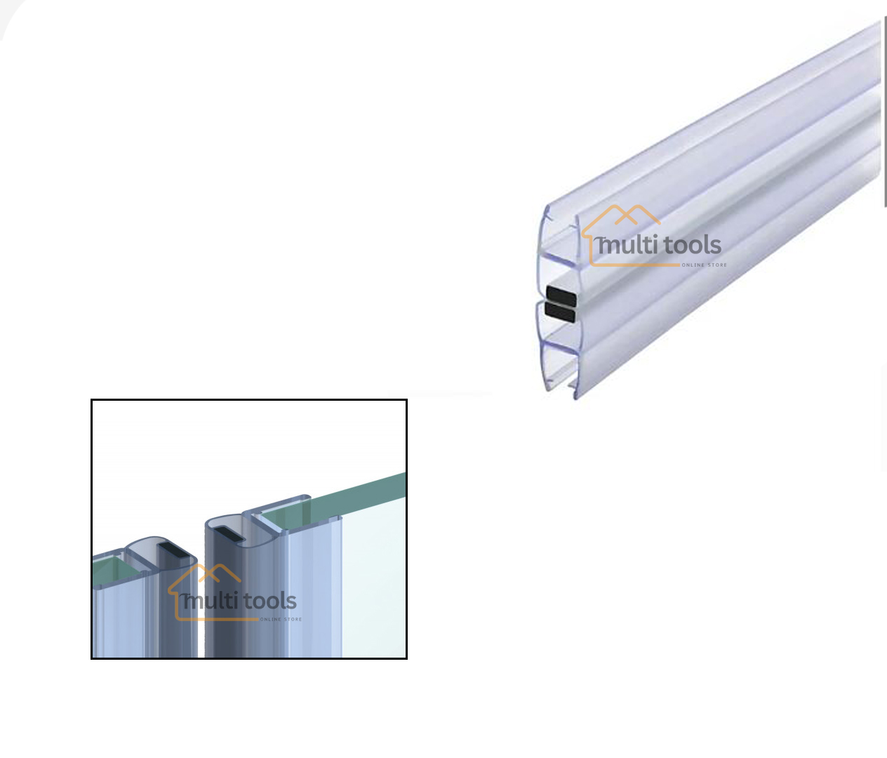  Magnetic Shower Door Seals (8Mm X 7Feet)