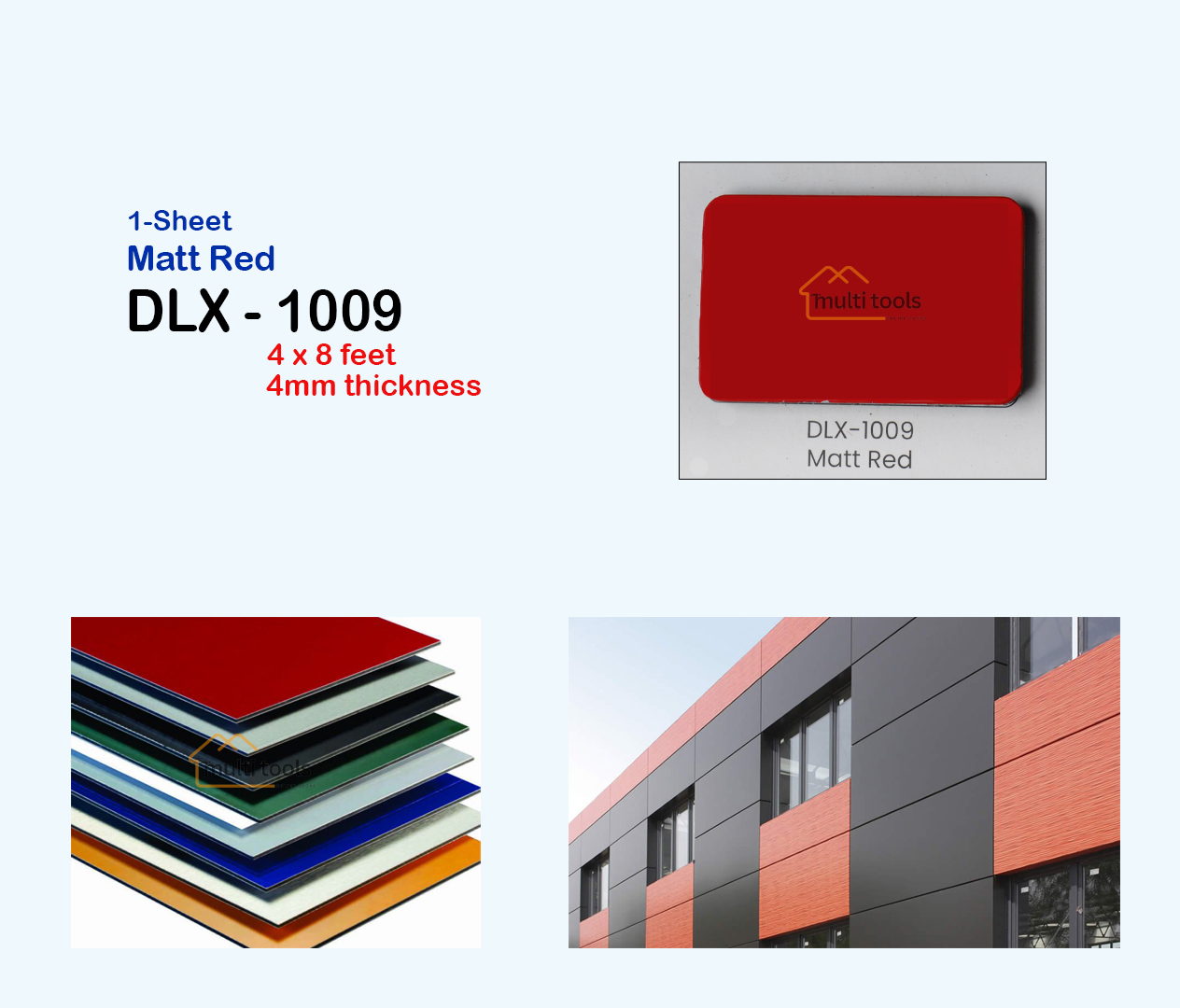 Matt Red #1009 (4Mm) 