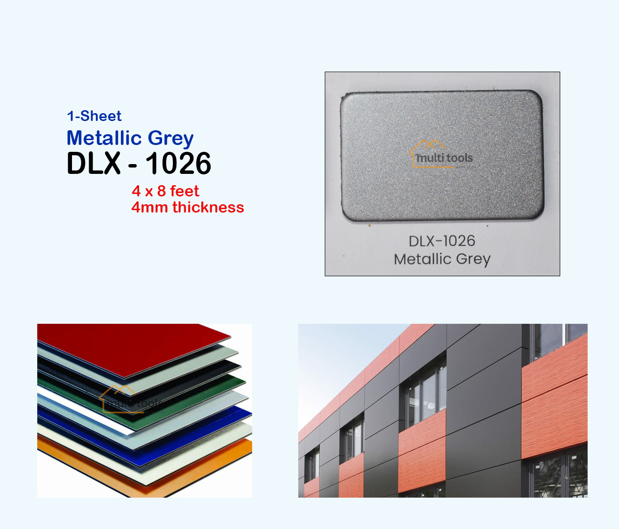 Metallic Grey #1026 (4Mm) 