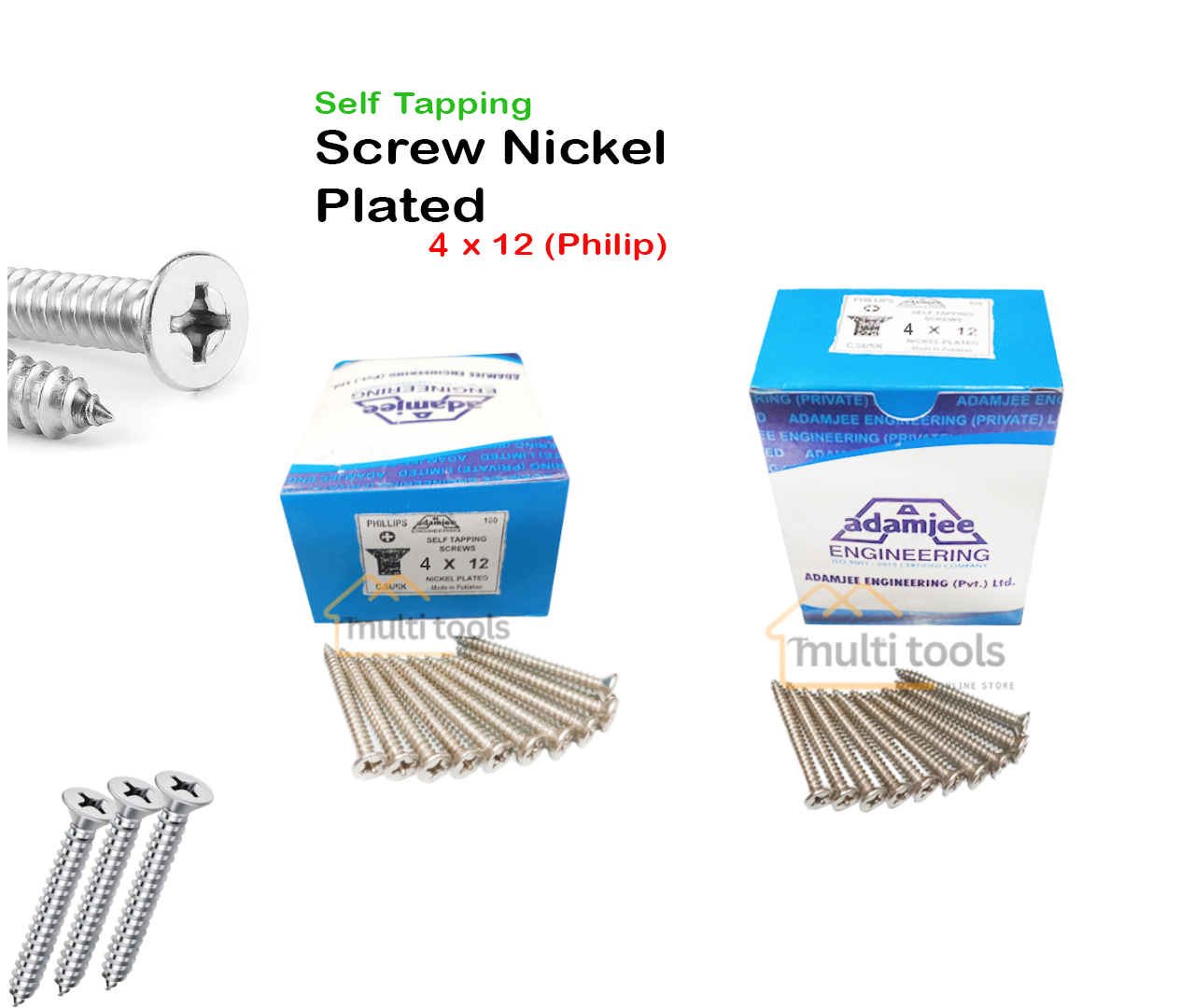 Self Tapping Screw Nickel Plated 4 X 12(Philip)