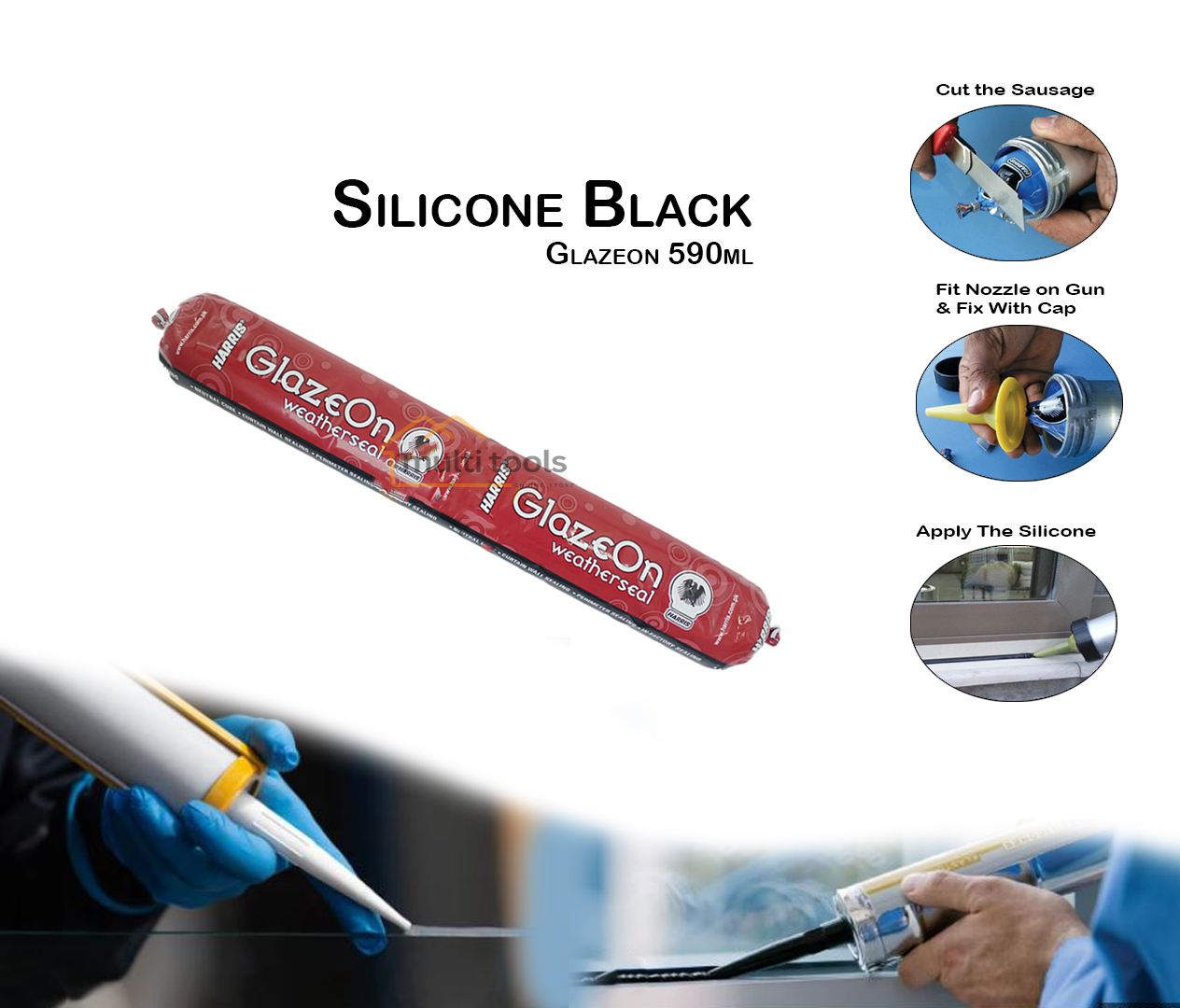 Silicone Black(Glazeon 590Ml)