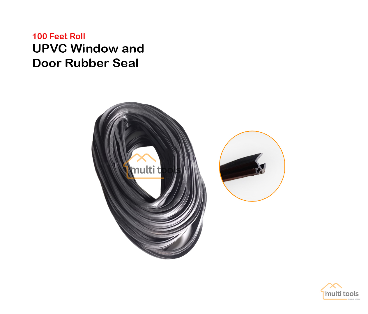 Upvc Window And Door Rubber Seal 100 Ft Roll