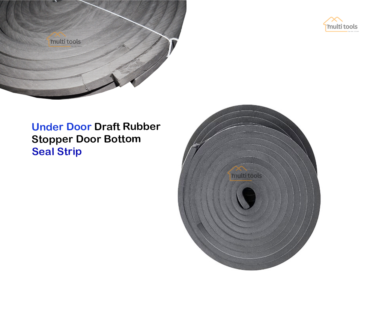 Under Door Draft Rubber Stopper Door Bottom Seal Strip